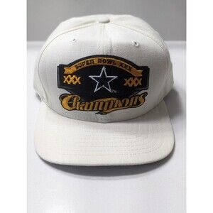 Vtg Dallas Cowboys Super Bowl XXX Champions New Era Snap Back Hat Good Condition